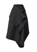 A product shot of the ISSEY MIYAKE GYPSUM trousers in black (15).