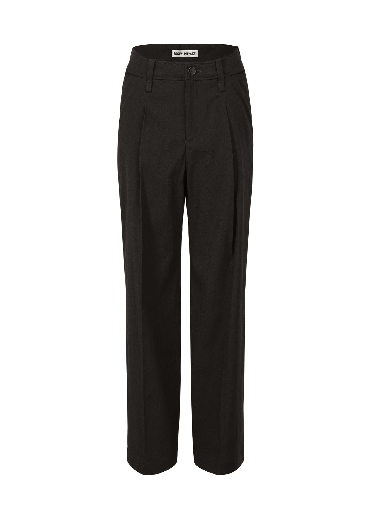 A product shot of the ISSEY MIYAKE LIKE TORSO LIKE BLAZER trousers in black (15).