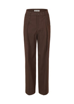A product shot of the ISSEY MIYAKE LIKE TORSO LIKE BLAZER trousers in dark brown (45).