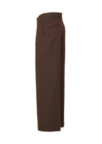 A detail shot of the ISSEY MIYAKE LIKE TORSO LIKE BLAZER trousers.