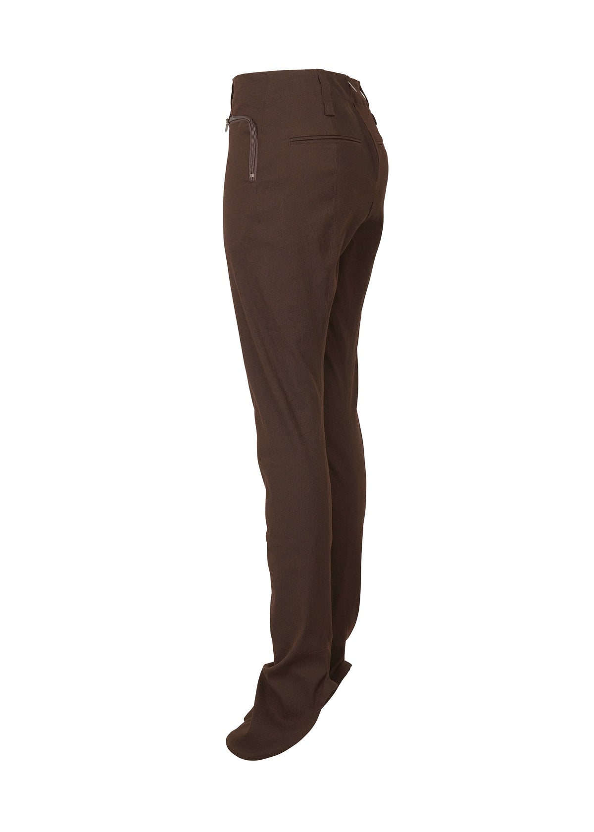 A detail shot of the ISSEY MIYAKE LIKE TORSO LIKE BLAZER trousers.