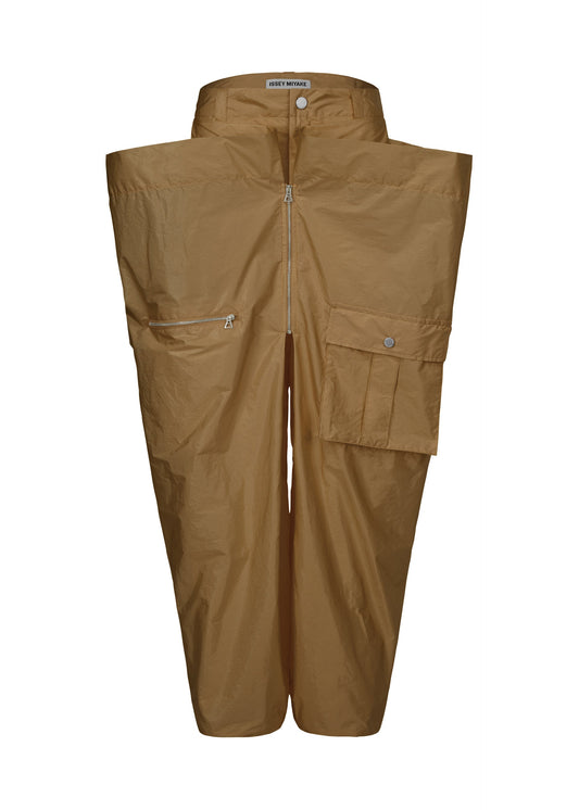 A product shot of the ISSEY MIYAKE AERIAL STEEL clothing in beige (41).