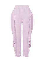 ORBICULAR PLEATS Trousers Light Purple
