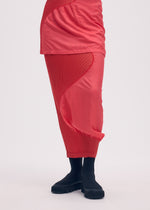 KNIT (CONTOUR) PLEATS Skirt Black