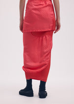 KNIT (CONTOUR) PLEATS Skirt Black