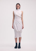KNIT (CONTOUR) PLEATS Dress Black