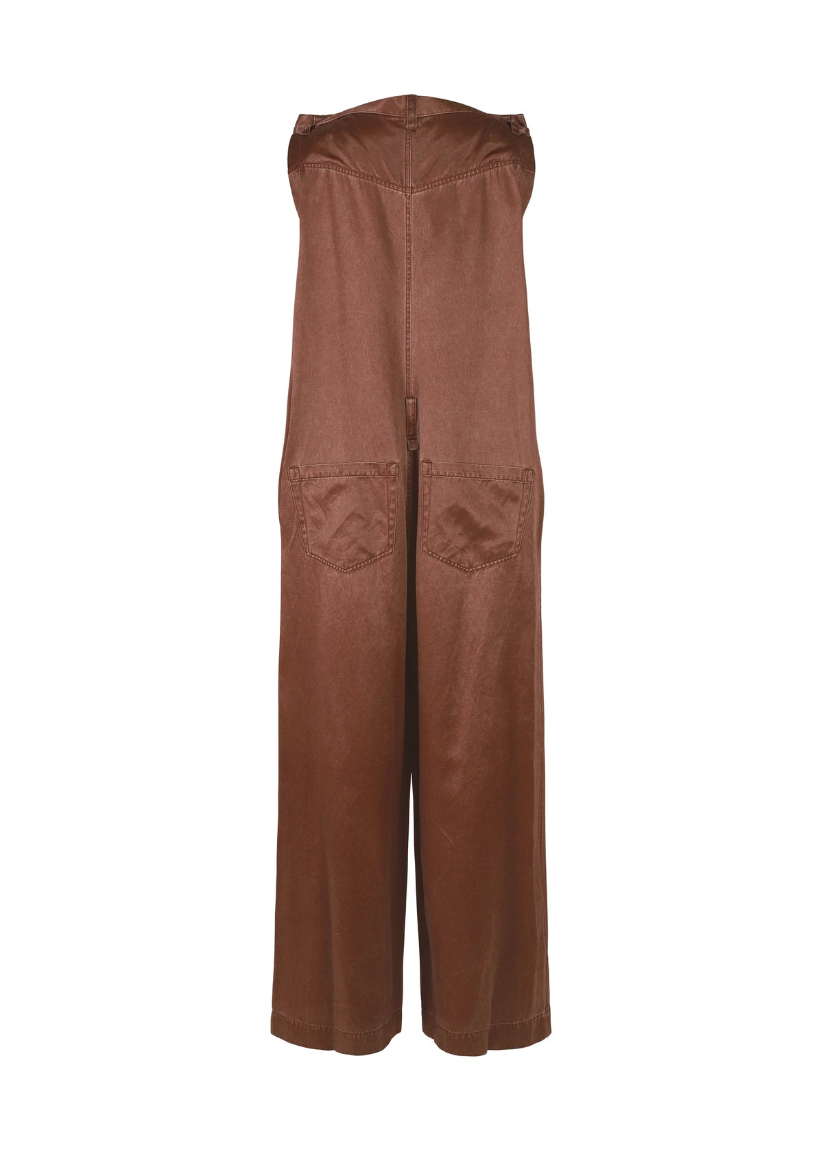 A detail shot of the ISSEY MIYAKE PSEUDO JEANS jumpsuit.