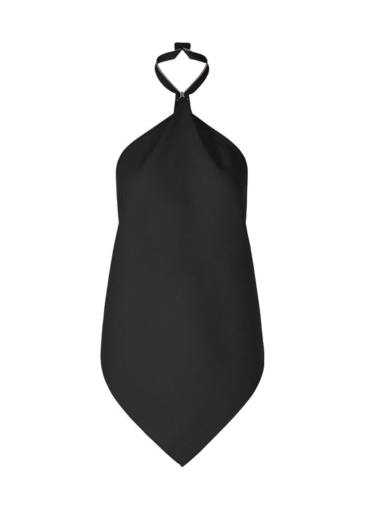 A product shot of the ISSEY MIYAKE UNI FORM (WOOL) shirt in black (15).