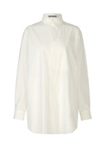 A product shot of the ISSEY MIYAKE ODD SHIRT shirt in white (01).