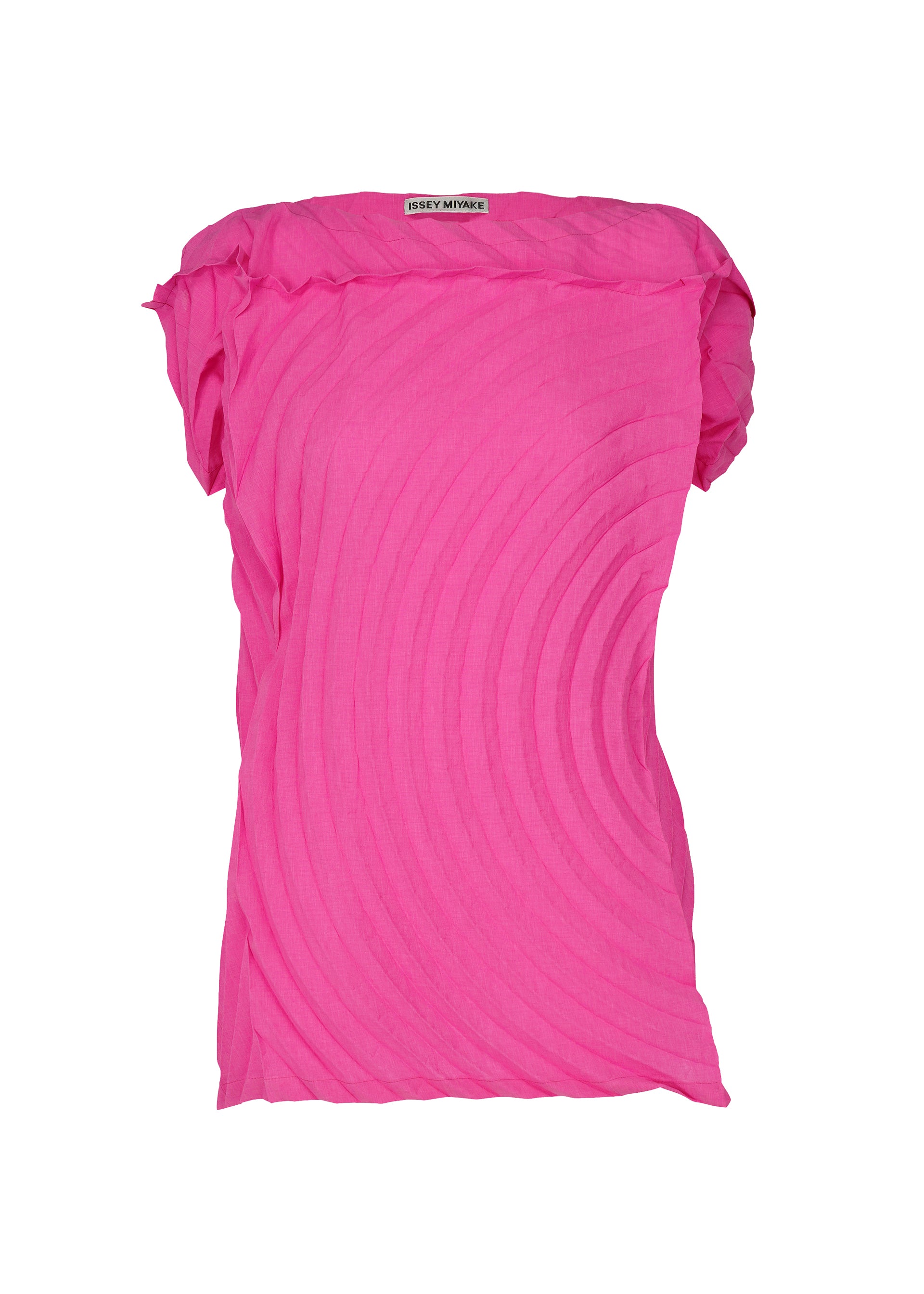 A product shot of the ISSEY MIYAKE PAPER BAG PLEATS shirt in pink (22).