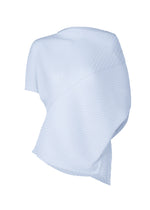A product shot of the ISSEY MIYAKE SOFT FOLD PLEATS shirt in light blue.