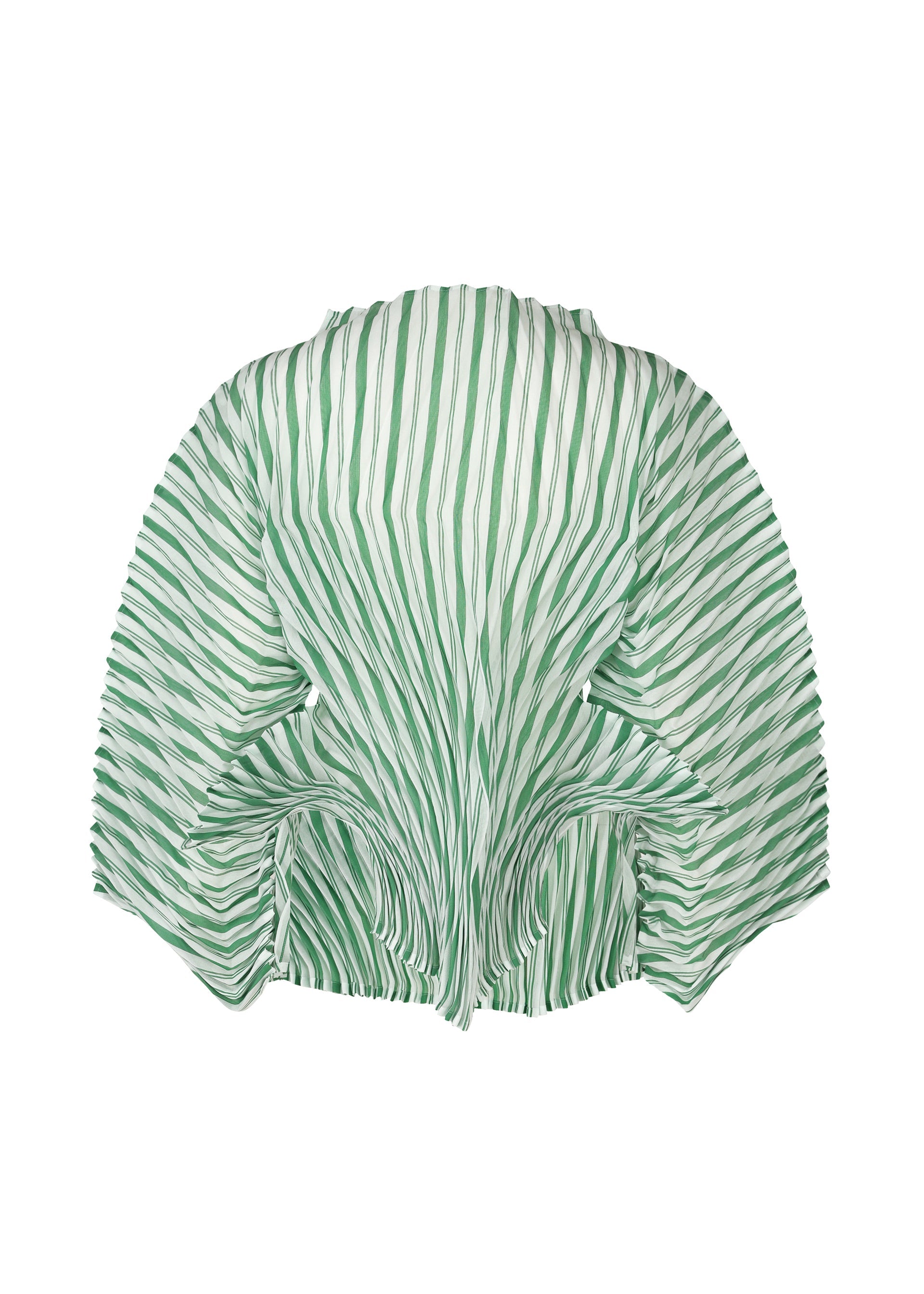 GENERIC STRIPES (HAND PLEATS) Top Black-Hued – The official ISSEY