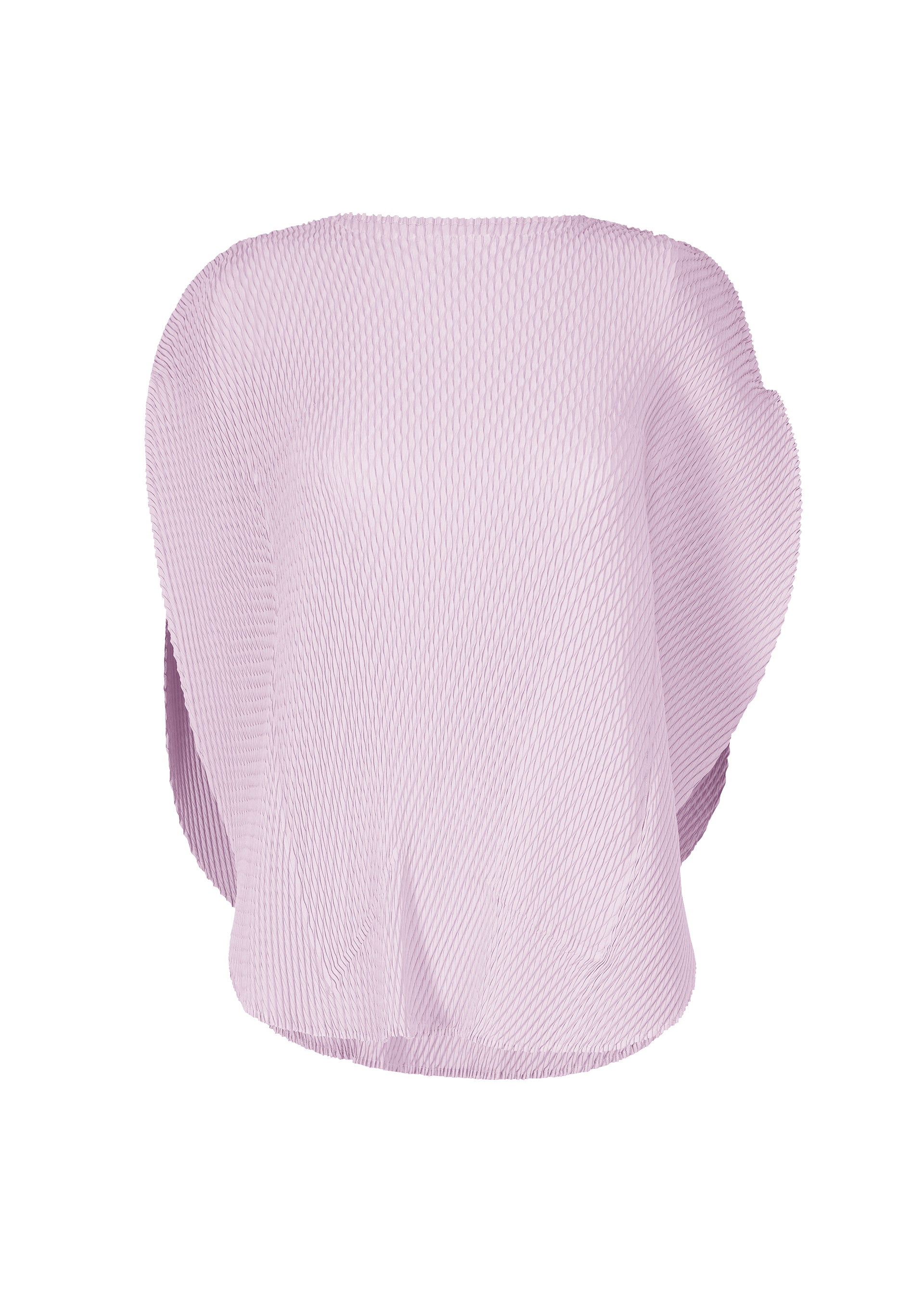 ORBICULAR PLEATS Top Light Purple