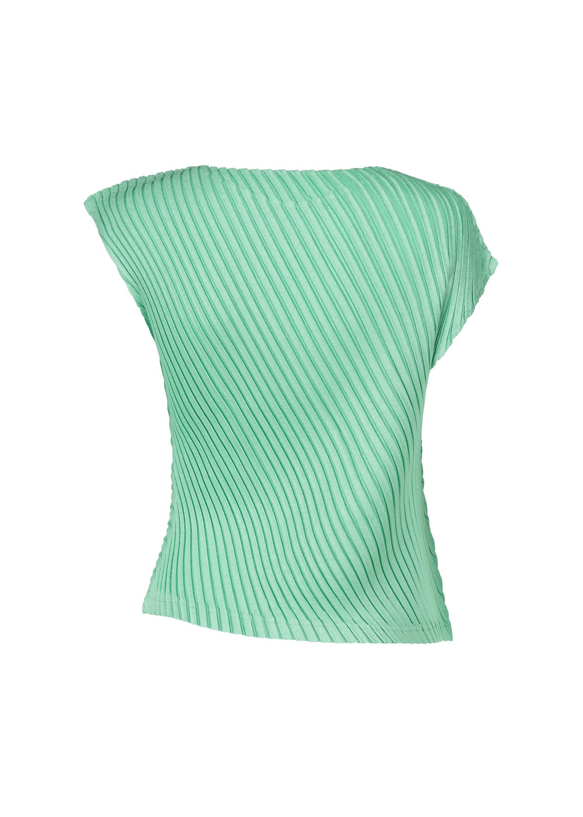 A detail shot of the ISSEY MIYAKE LINEN LIKE PLEATS shirt.
