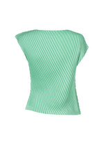 A detail shot of the ISSEY MIYAKE LINEN LIKE PLEATS shirt.
