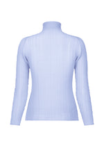 A detail shot of the ISSEY MIYAKE WOOLY PLEATS 58 shirt.