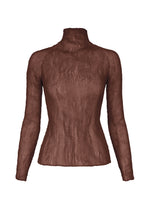 CHIFFON TWIST 2 Top Dark Brown