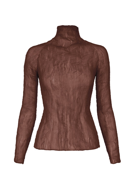 CHIFFON TWIST 2 Top Dark Brown
