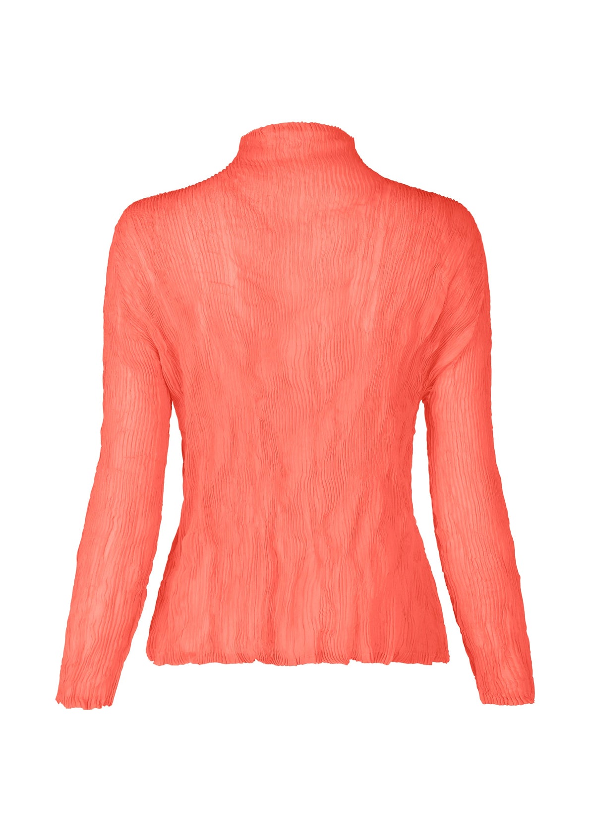 A detail shot of the ISSEY MIYAKE CHIFFON TWIST 1 top.