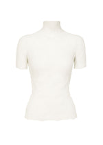 CHIFFON TWIST BK/WT-58 Top White
