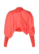 KNIT (CONTOUR) PLEATS Cardigan Black