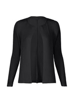 ORBICULAR PLEATS Cardigan Black