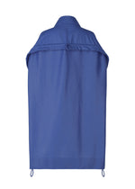 A detail shot of the ISSEY MIYAKE HANG OR CARRY coat.