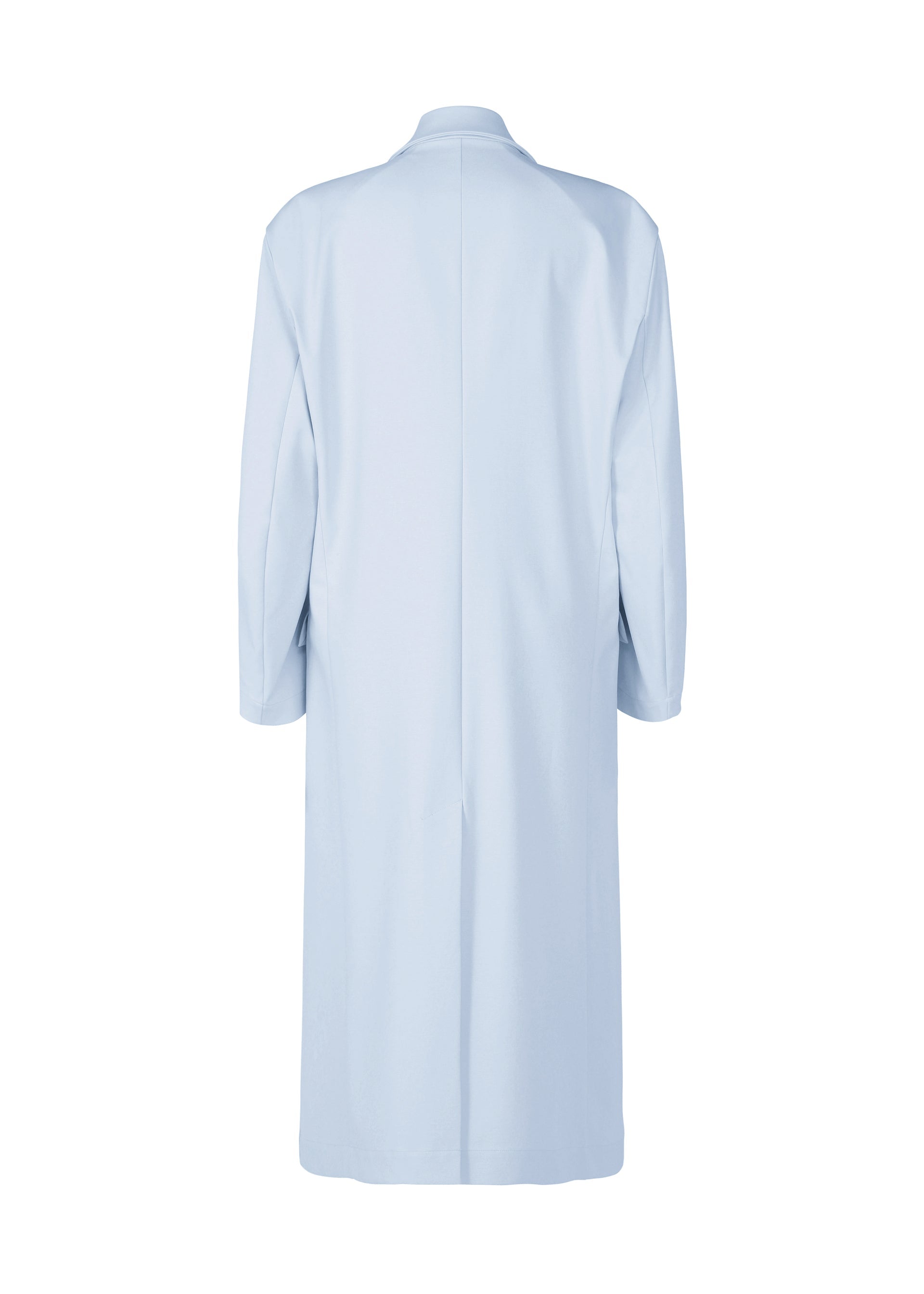 A detail shot of the ISSEY MIYAKE SIMPLE ENSEMBLE jacket.