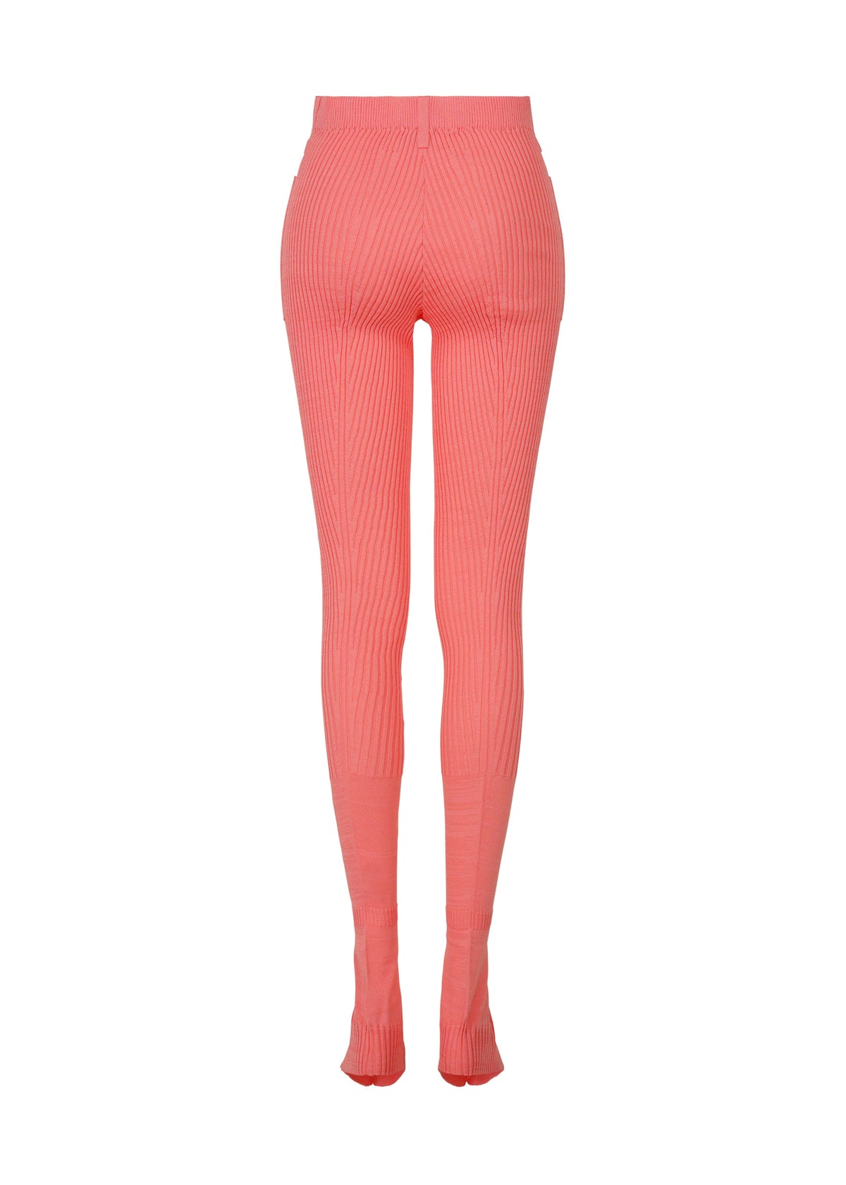 A detail shot of the ISSEY MIYAKE ODD PANTS trousers.