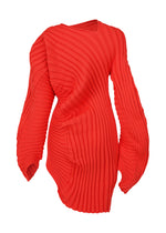 A detail shot of the ISSEY MIYAKE KNIT (AS IT IS) top.