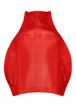 A detail shot of the ISSEY MIYAKE PANINI top.