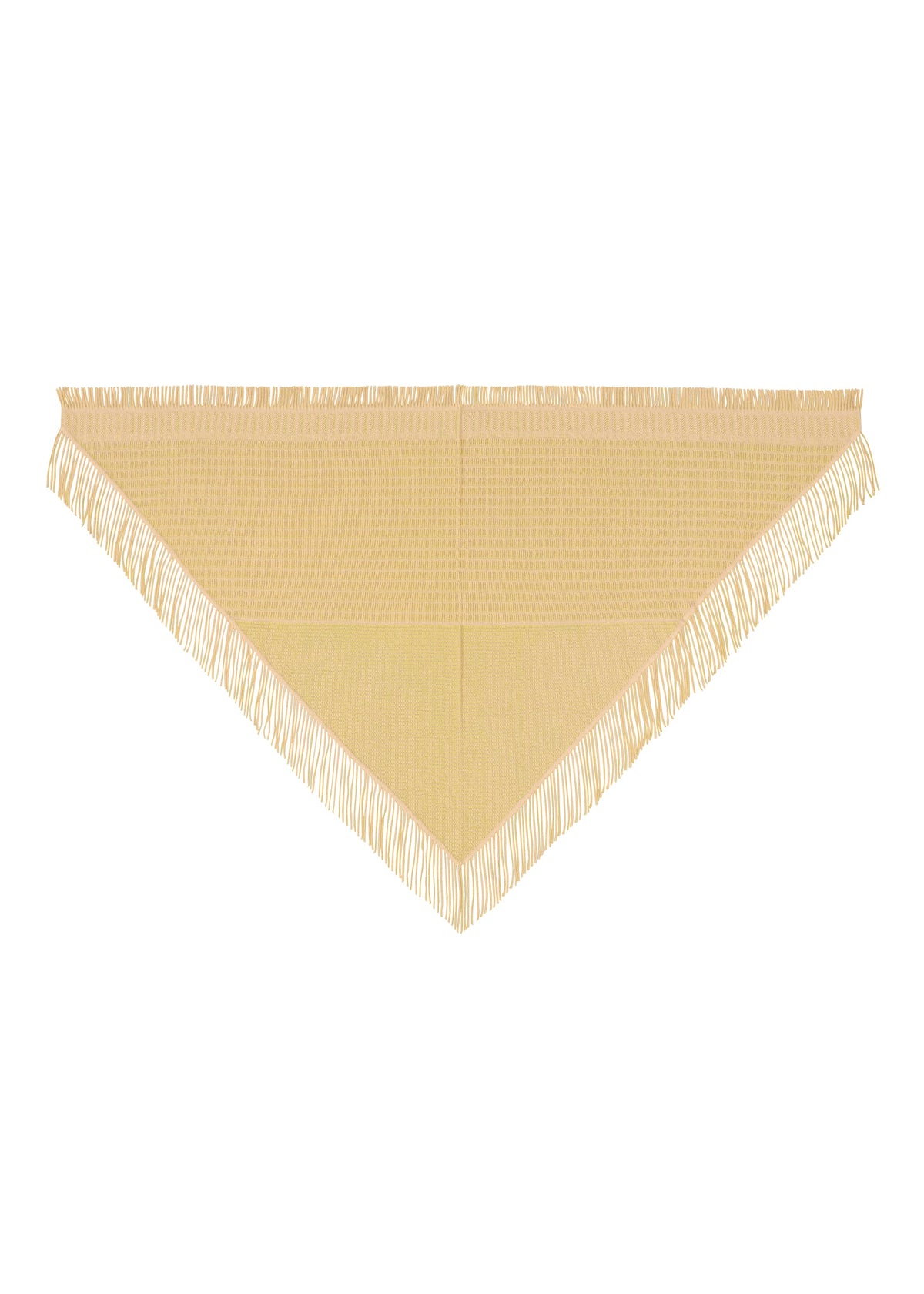 A detail shot of the ISSEY MIYAKE CROCHET AP STOLE stole.