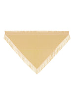A detail shot of the ISSEY MIYAKE CROCHET AP STOLE stole.