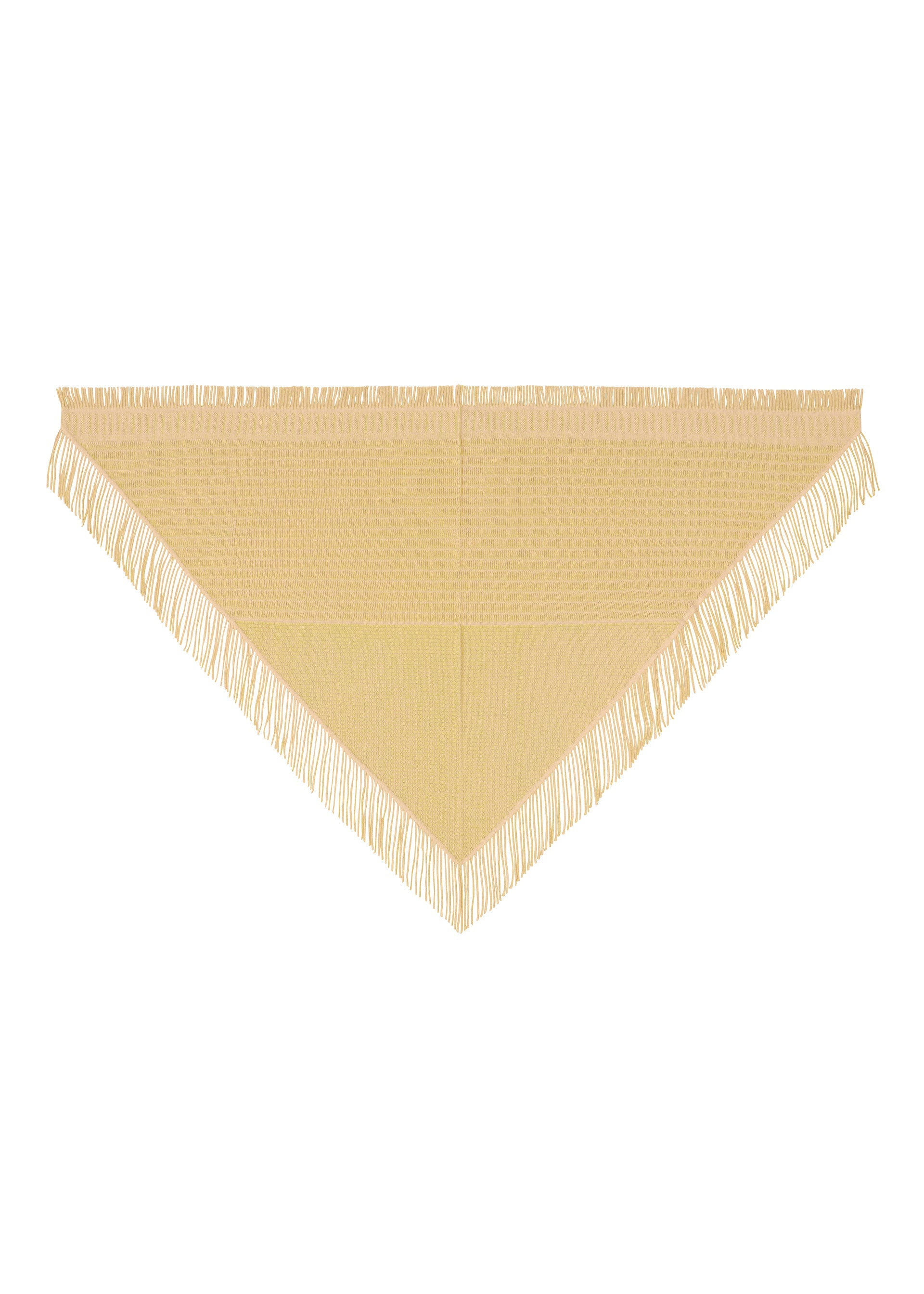 A detail shot of the ISSEY MIYAKE CROCHET AP STOLE stole.