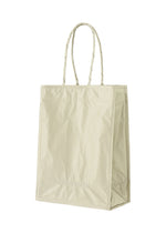 A product shot of the ISSEY MIYAKE CRUMPLABLE bag in grey (12).