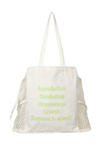 A product shot of the ISSEY MIYAKE LIVING TOTE bag in white (01).