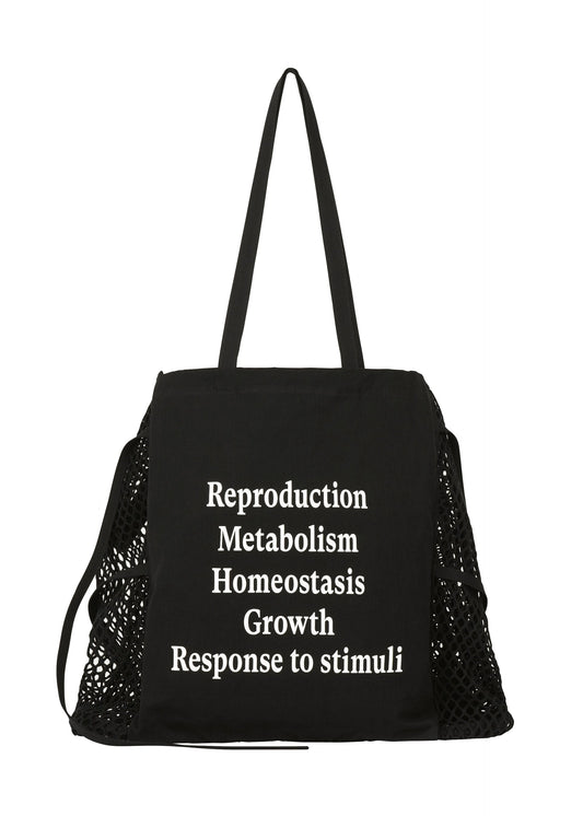 A product shot of the ISSEY MIYAKE LIVING TOTE bag in black (15).