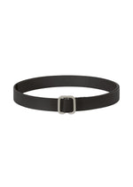 A product shot of the ISSEY MIYAKE FORK BELT accessories in black (15).