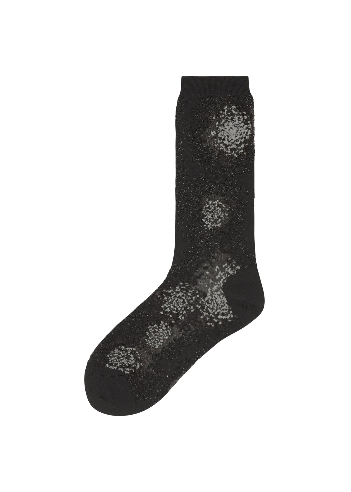 A product shot of the ISSEY MIYAKE OBSCURE SOCKS lingerie & hosiery in black-hued (17).