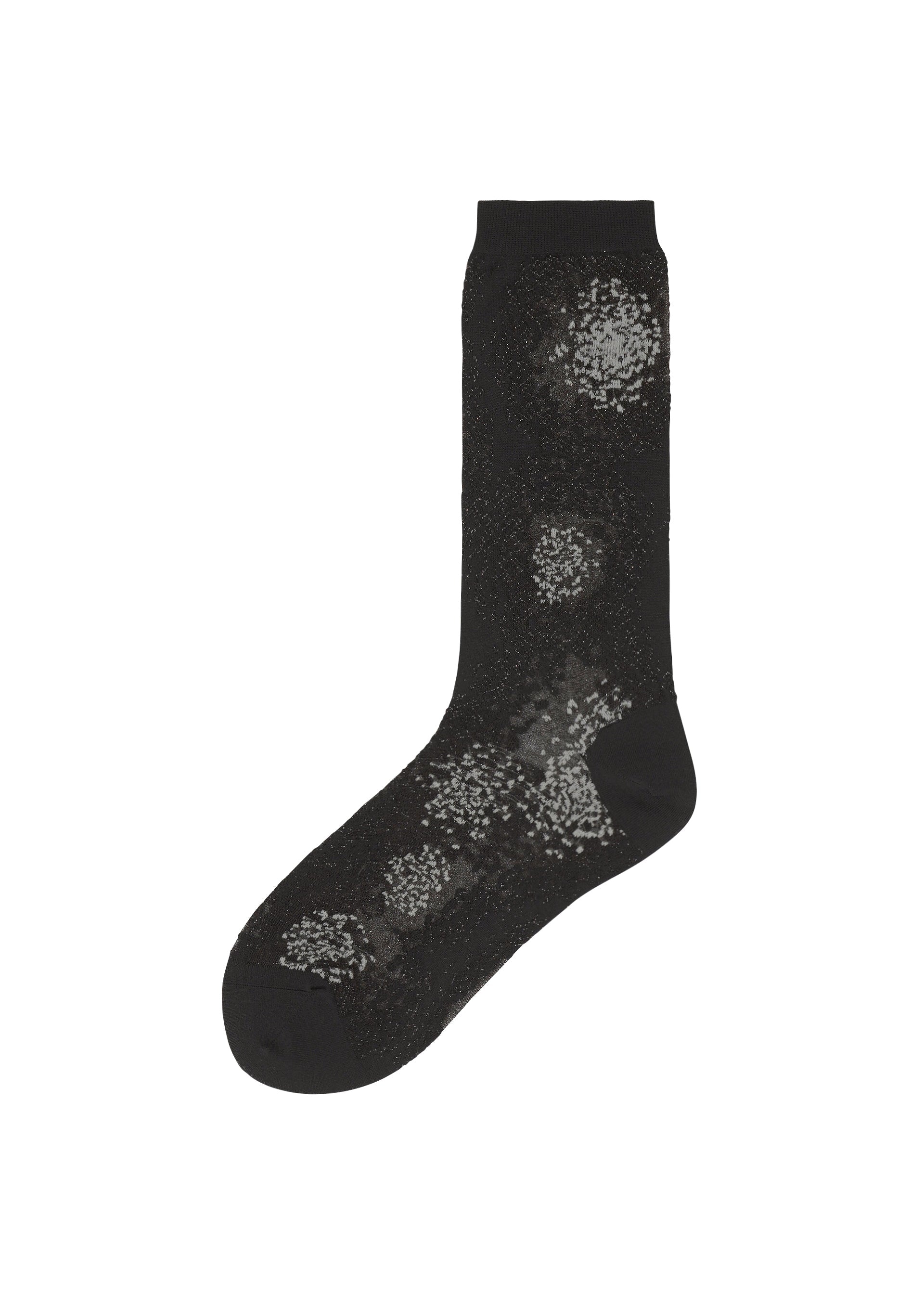 A product shot of the ISSEY MIYAKE OBSCURE SOCKS lingerie & hosiery in black-hued (17).