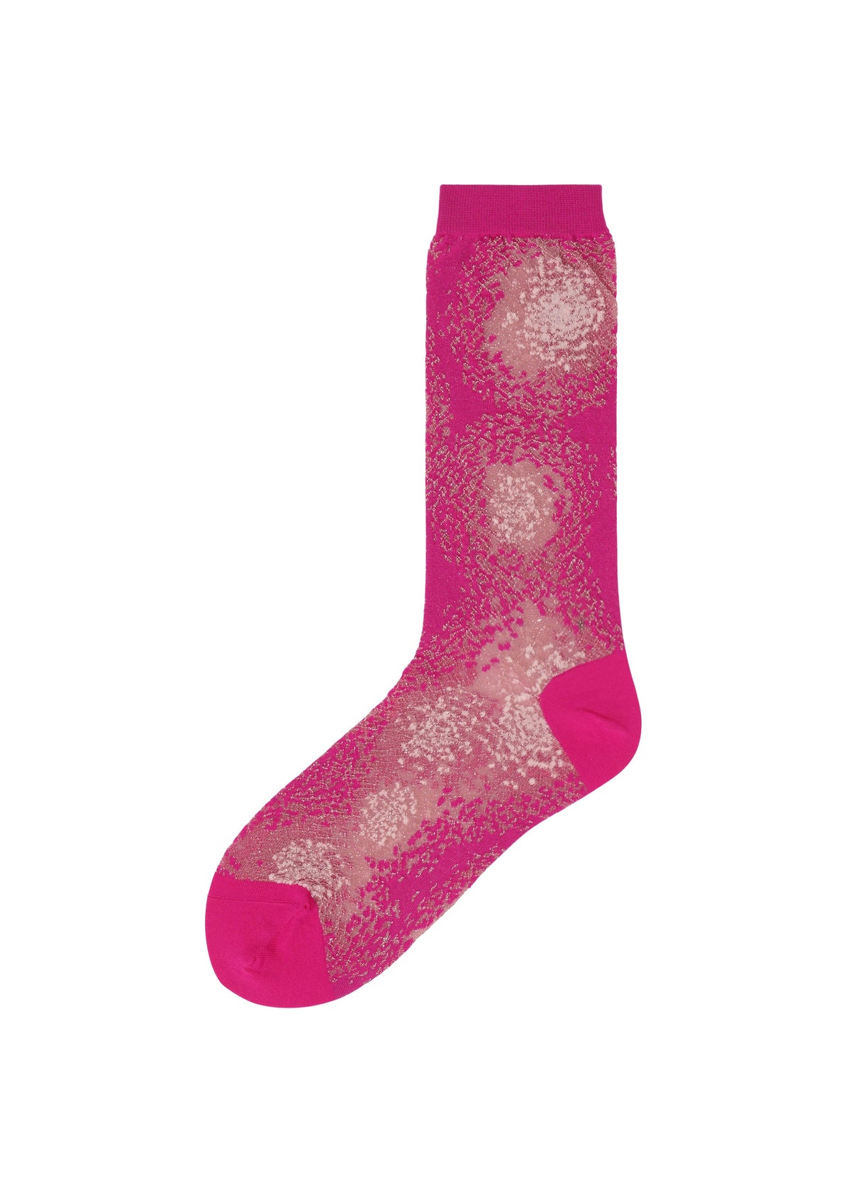 A product shot of the ISSEY MIYAKE OBSCURE SOCKS lingerie & hosiery in pink-hued (26).