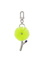 A product shot of the ISSEY MIYAKE ENGINEERED FLOWER ACC accessory in lime green (60).
