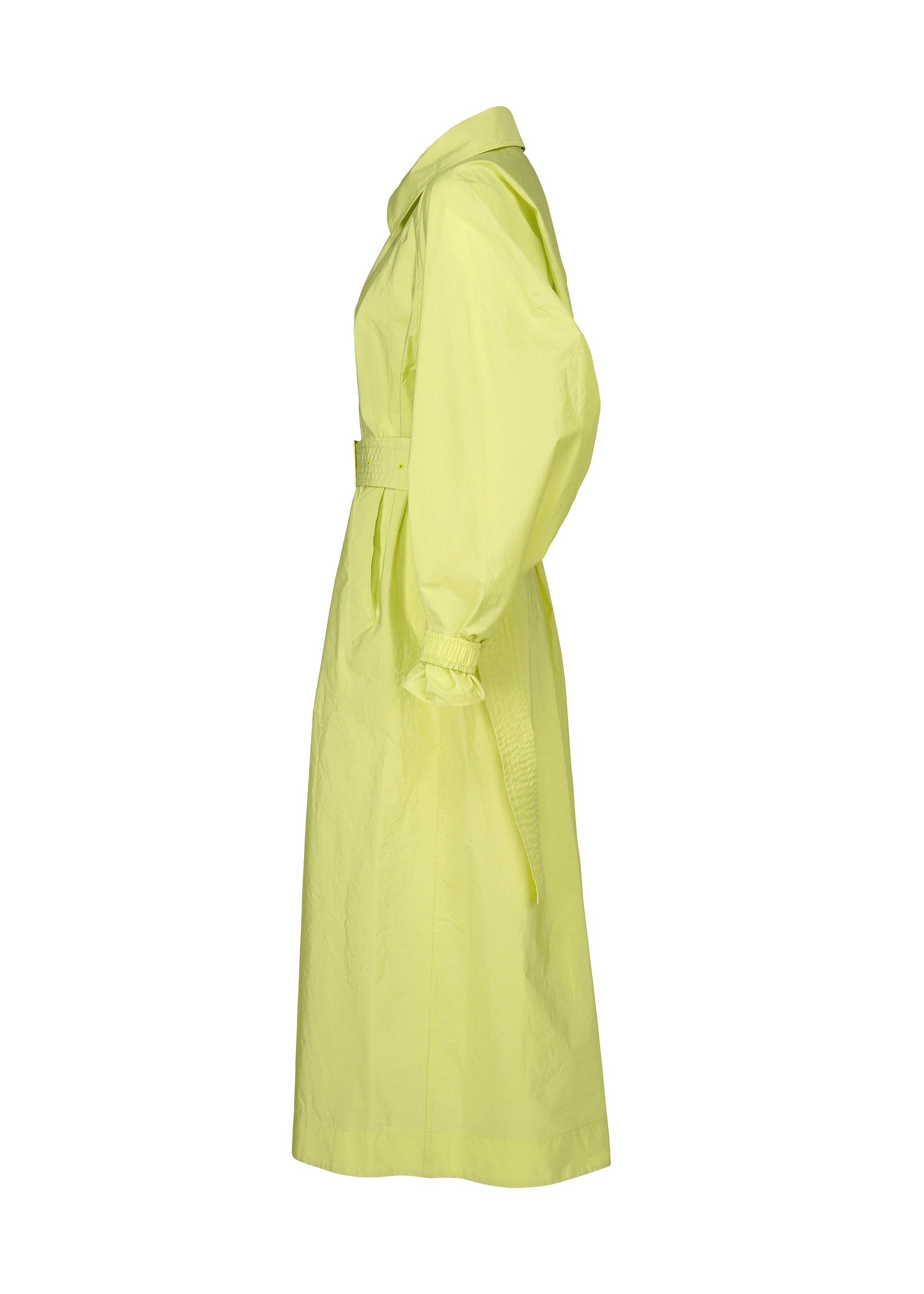 A detail shot of the ISSEY MIYAKE AKIMBO clothing.