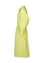 A detail shot of the ISSEY MIYAKE AKIMBO clothing.