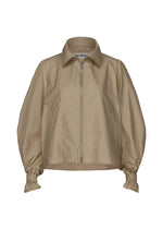 A product shot of the ISSEY MIYAKE AKIMBO clothing in greige (10).