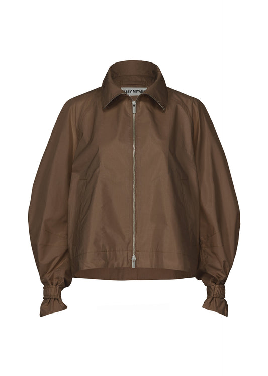 A product shot of the ISSEY MIYAKE AKIMBO clothing in dark brown (45).