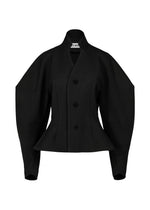 A product shot of the ISSEY MIYAKE ARMS clothing in black (15).