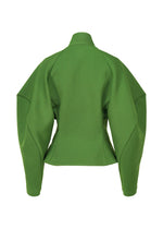 A detail shot of the ISSEY MIYAKE ARMS clothing.