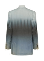 A detail shot of the ISSEY MIYAKE PLUMAGE jacket.