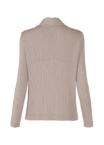 HATCHING PLEATS Jacket Greige